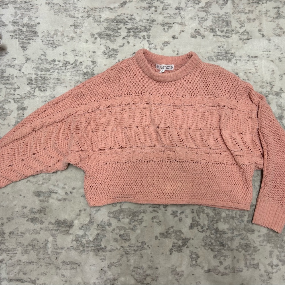 Planet gold sweater